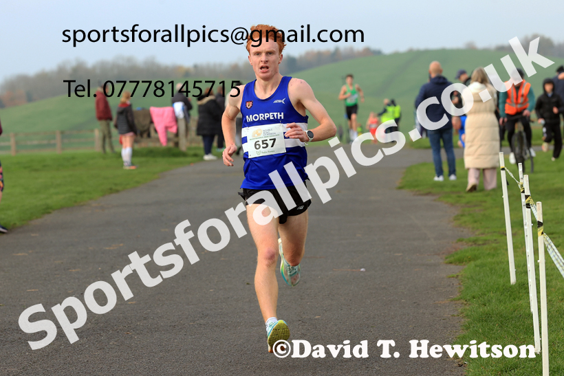 Mens and Womens Under-17s and Under-20s 2025 Heaton Memorial 10k Road Race, Newcastle Town Moor, Sunday, November 9th. Photo: David T. Hewitson/Sports for All Pics